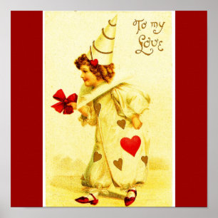 Poster Valentin-Vintage d'art amoureux de l'affiche 15