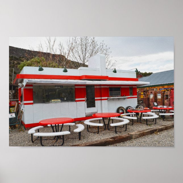 Poster Valentine Diner, Nouveau-Mexique (Devant)