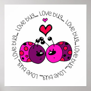 Poster Valentine Love Bug