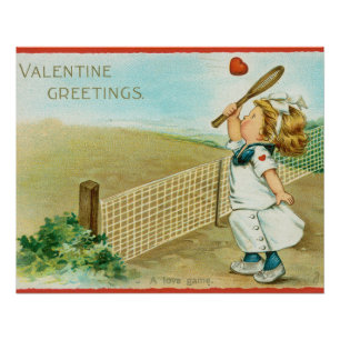 Poster Valentine Ténébreuse et Ringarde sur le Thème du T