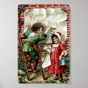 Poster Valentine vintage
