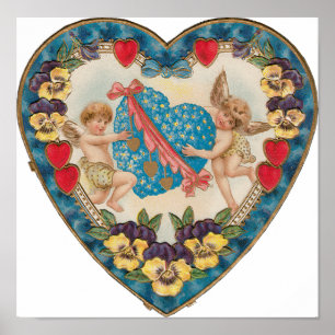 Poster Valentine vintage