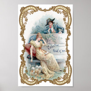 Poster Valentine vintage