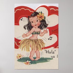 Poster Valentine vintage -