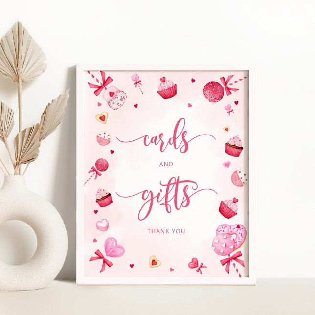 Poster Valentines amoureuse baby shower Cartes et cadeaux (Créateur téléchargé)