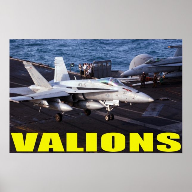Poster Valions VFA-15 (Devant)