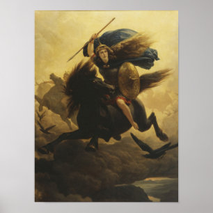 Poster Valkyrie, 1865 (huile sur toile)