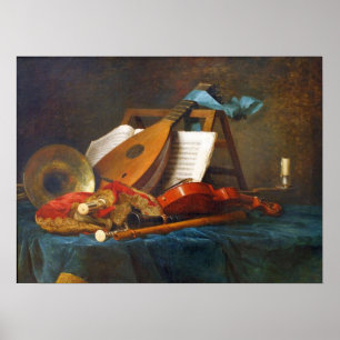 Poster Vallayer-Coster - The Attributes Of Music 1770