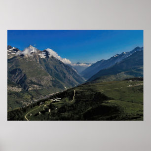 Poster Vallée à Zermatt