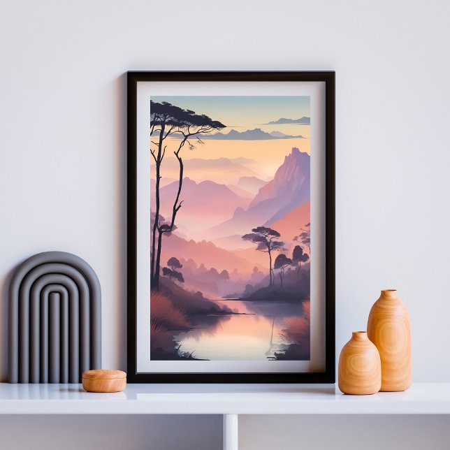 Poster Vallée de la Brume Dorée (Créateur téléchargé)
