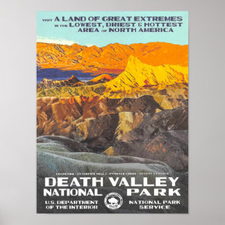 Poster Vallée de la mort
