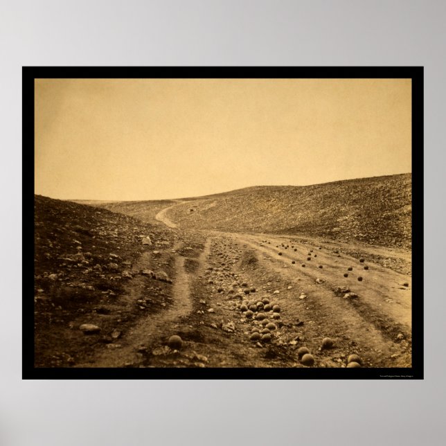 Poster Vallée de l'ombre de la mort 1855 (Devant)