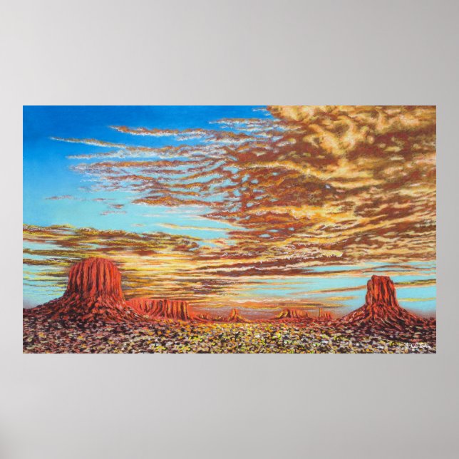 Poster Vallée du Monument (Devant)