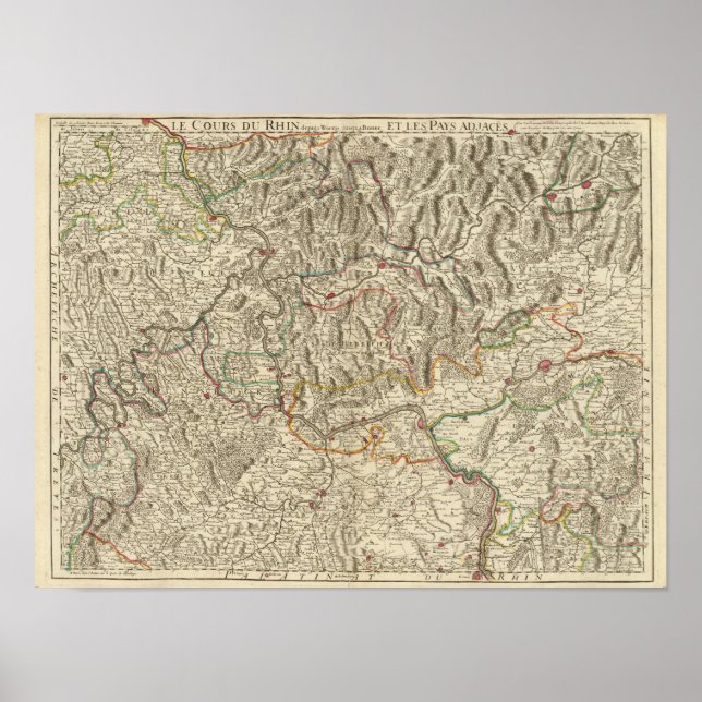 Poster Vallée du Rhin (Devant)