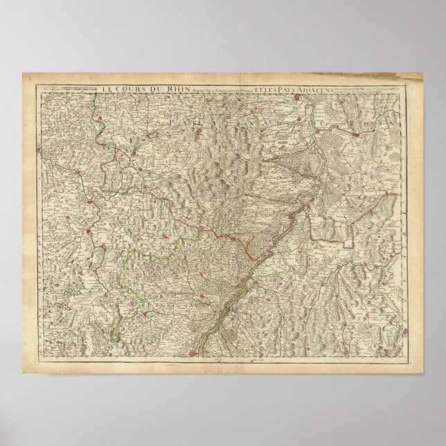 Poster Vallée du Rhin, France 2 (Devant)