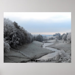 Poster Vallée gelée