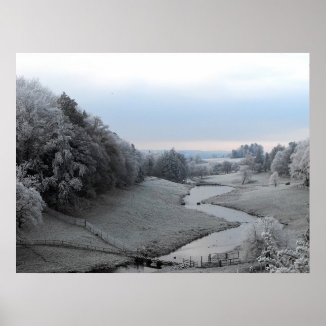 Poster Vallée gelée (Devant)