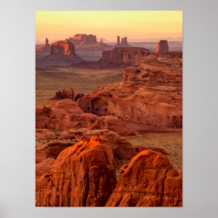 Poster vallée Monumentale panoramique, Arizona