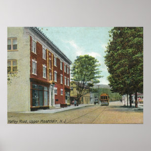 Poster Vallée Rd., cru 1911 supérieur de Montclair NJ