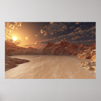 Poster Vallée Rouge