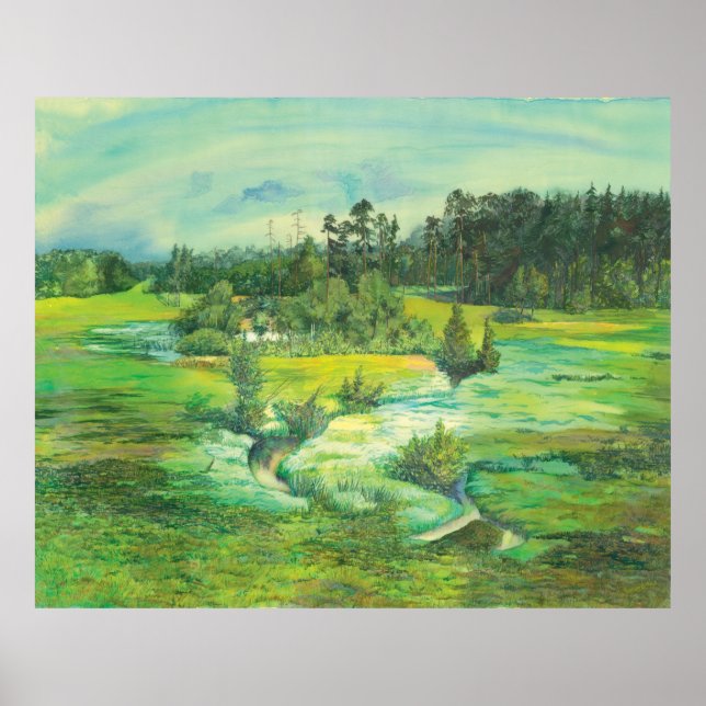 Poster vallée verte (Devant)