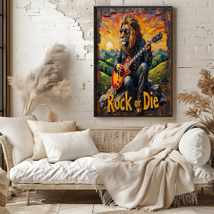 Poster Valley Rocker : Solo coucher de soleil