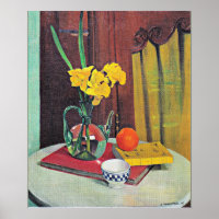 Vallotton - Jug avec jonquilles jaunes