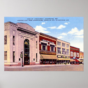 Poster Valparaiso, Indiana est du tribunal