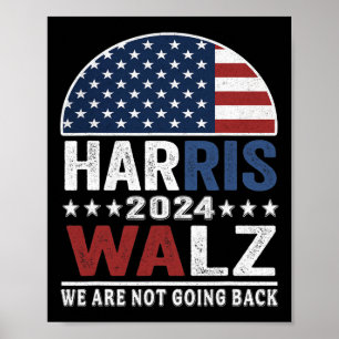 Poster Valse 2024 élection de chemise Kamala Haris Tim Wa