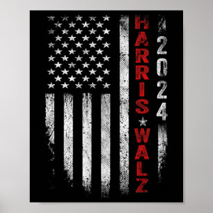 Poster Valse 2024 Election Kamala Harris Tim Waltz 2024 2