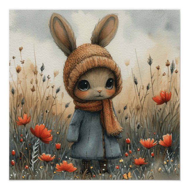 Poster Valse des Moustaches : Un brin de lapin fantaisist (Devant)