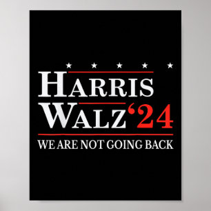Poster Valse Nous Ne Retournons Pas Kamala Harris 2024 2