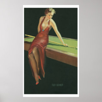 Poster Vamp à deux coussins