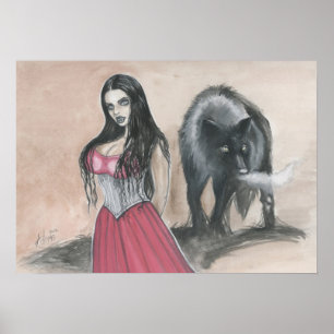 Poster Vamp et loup