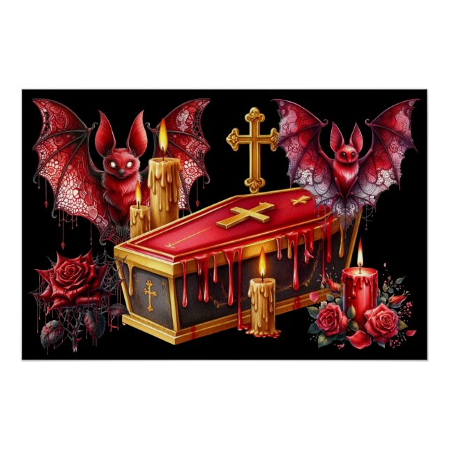 Poster Vampire Bats (Devant)