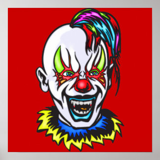 Poster Vampire mal Clown