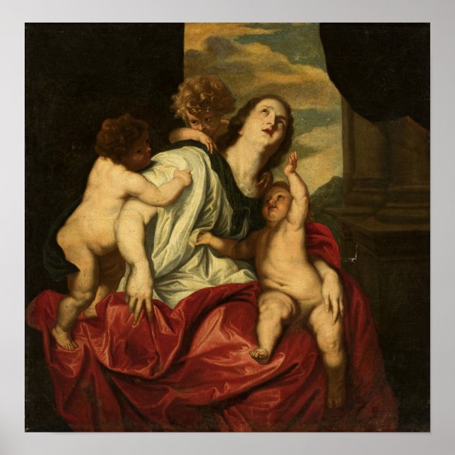Poster Van Dyck - Charité (Devant)