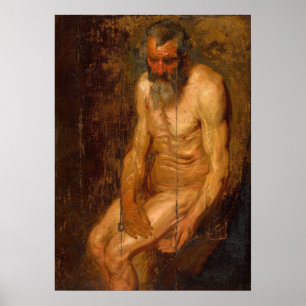 Poster Van Dyck - Étude de figure