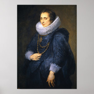 Poster Van Dyck - Femme inconnue