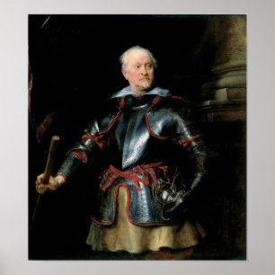 Poster Van Dyck - Homme En Armor, Famille Spinola