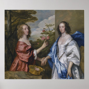 Poster Van Dyck - Les Cheeke Sisters