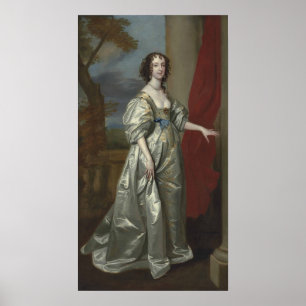 Poster Van Dyck - Margaret Smith plus tard Lady Herbert