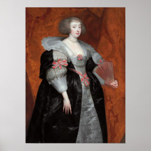 Poster Van Dyck - Marguerite De Lorraine