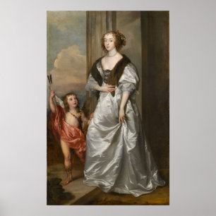 Poster Van Dyck - Mary Villiers Comme Vénus
