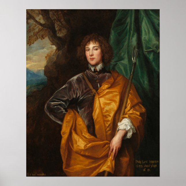Poster Van Dyck - Philip Lord Wharton (Devant)