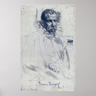 Poster Van Dyck - Pieter Bruegel Le Jeune