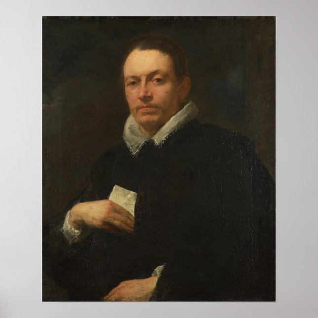 Poster Van Dyck - Portrait De Giovanni Battista Cattaneo (Devant)