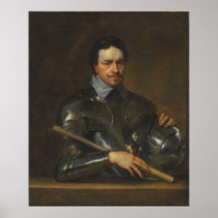 Poster Van Dyck - Portrait De Thomas Wentworth 1st Earl .