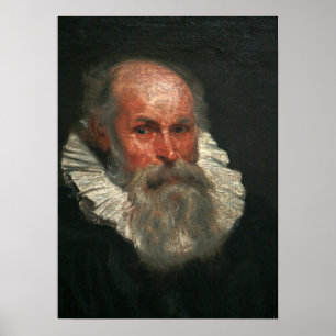 Poster Van Dyck - Portrait Du Vieux Homme