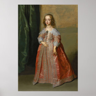 Poster Van Dyck - Princesse Mary Fille Du Roi Charles...